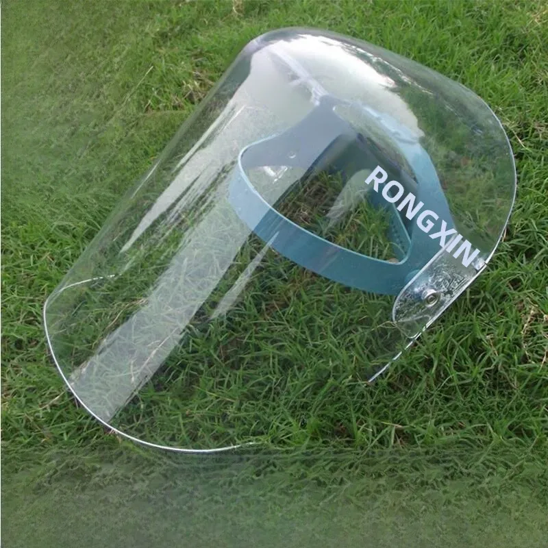 Full-Face ield Anti-Oil Splatter inding Head-Mounted Kitchen Dustproof Industrial Protection Welding Arc Welding Face ield