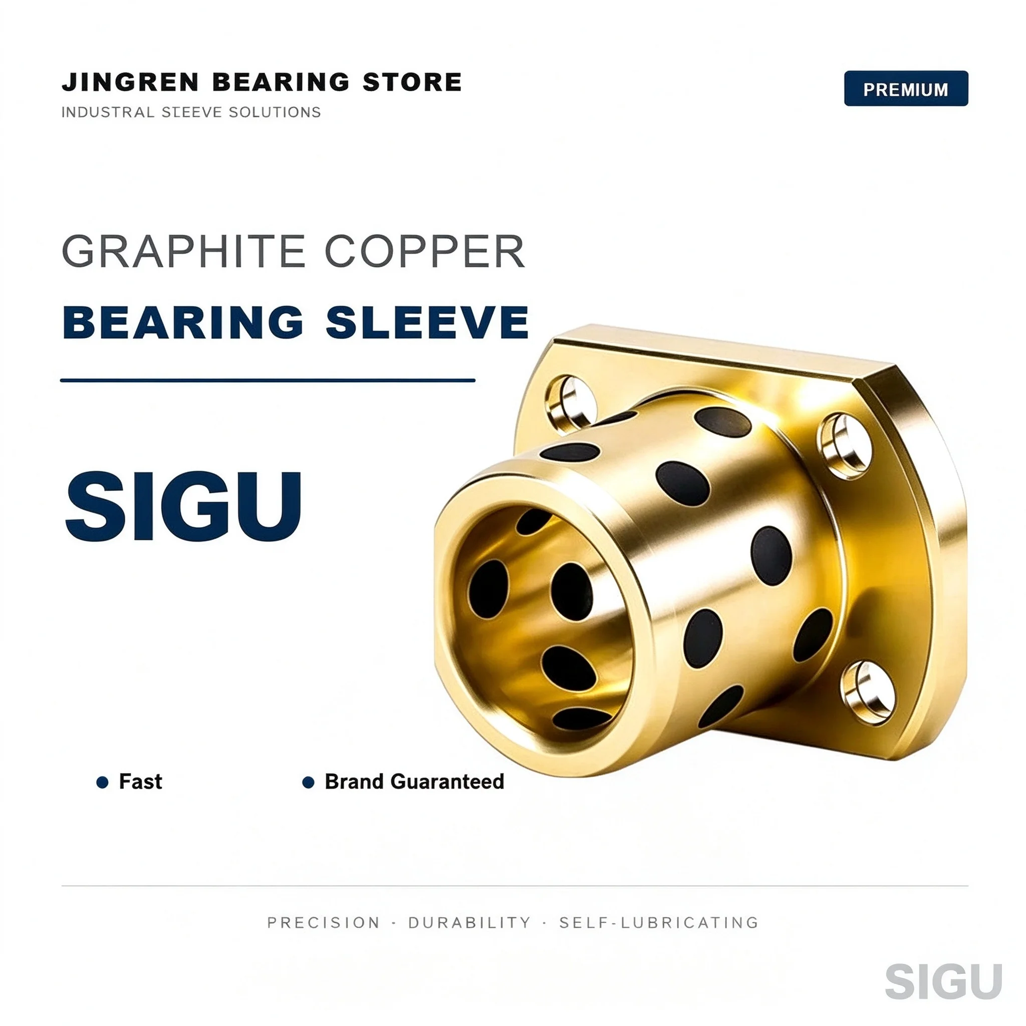 Square Flange Oilless Graphite Copper Bush MPTNZ 20-60 20-70 25-20 25-25 25-30 25-35 25-40 25-50 25-60 25-70 30-25 30-30 30-35