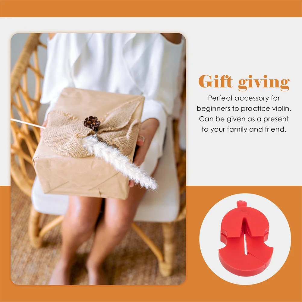 

6Pcs Violin Rubber Mute Multicolor Small Violas Practice Silent Mute Quiet Practice Violin Accessory Guitar Accessories