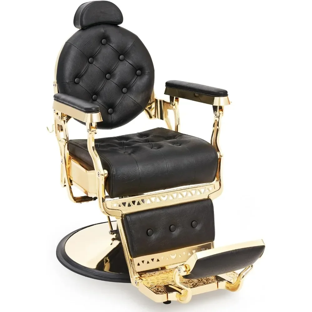 

#For Chaise inclinable hydraulique tout usage, de barbier à main d'artiste, chaise de barbier vintage, de salon RapDuty&