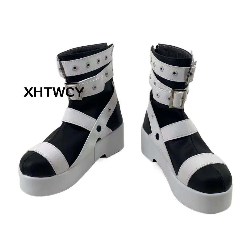 

Cosplay Women Shoes Boots Maka Albarn Anime Halloween Custom Made