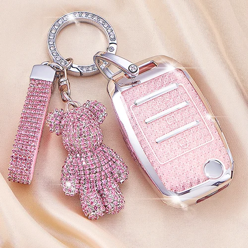 Para KIA RIO 3 K2 K3 K4 K5 Sportage 4 Picanto Optima Soul Carens Ceed Sorento Forte Stinger Cerato Flip funda para llave de coche Fob