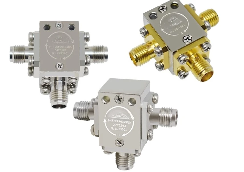 Coaxial Circulator 6GHz to 40GHz S.C.X.Ku.K.Ka Band Optional Custom RF Circulator