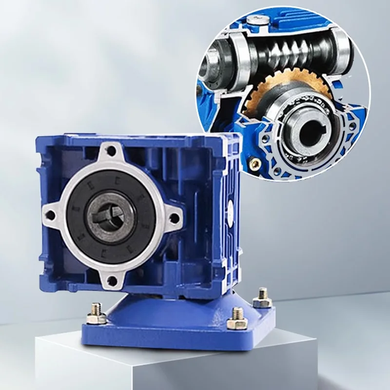 Imagem -06 - Worm Gear dc Redução Motor High Torque Forward And Reverse Rotação Rv40 Controle de Velocidade Motor 12v 24v 300w