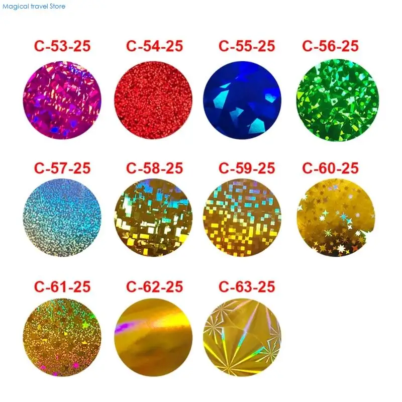 N2UB 50 Pcs Sparkly Sticker Reward Sticker Colorful Sticker Decorative Sticker