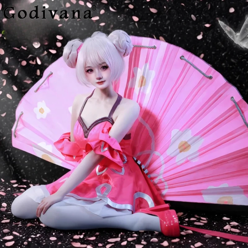 Honor of Kings Cosplay Costume Xiao Qiao Original Skin Cosplay Full Set Women's Game Anime Halloween Party Role Play Dress