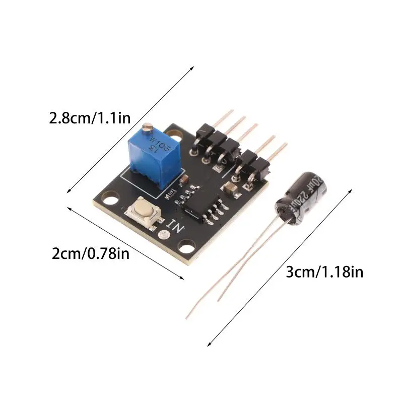 Adjustable Angle Servo Driver Board Servo Control Module SG90 Servo Driver Circuit PWM Trawler SG90 Servo Driver Circuit