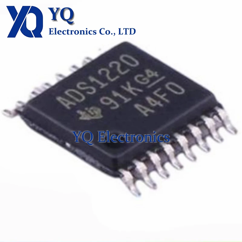 5PCS/lot New OriginaI ADS1220IPWR ADS1220 TSSOP-16 24 bit analog-to-digital converter chip