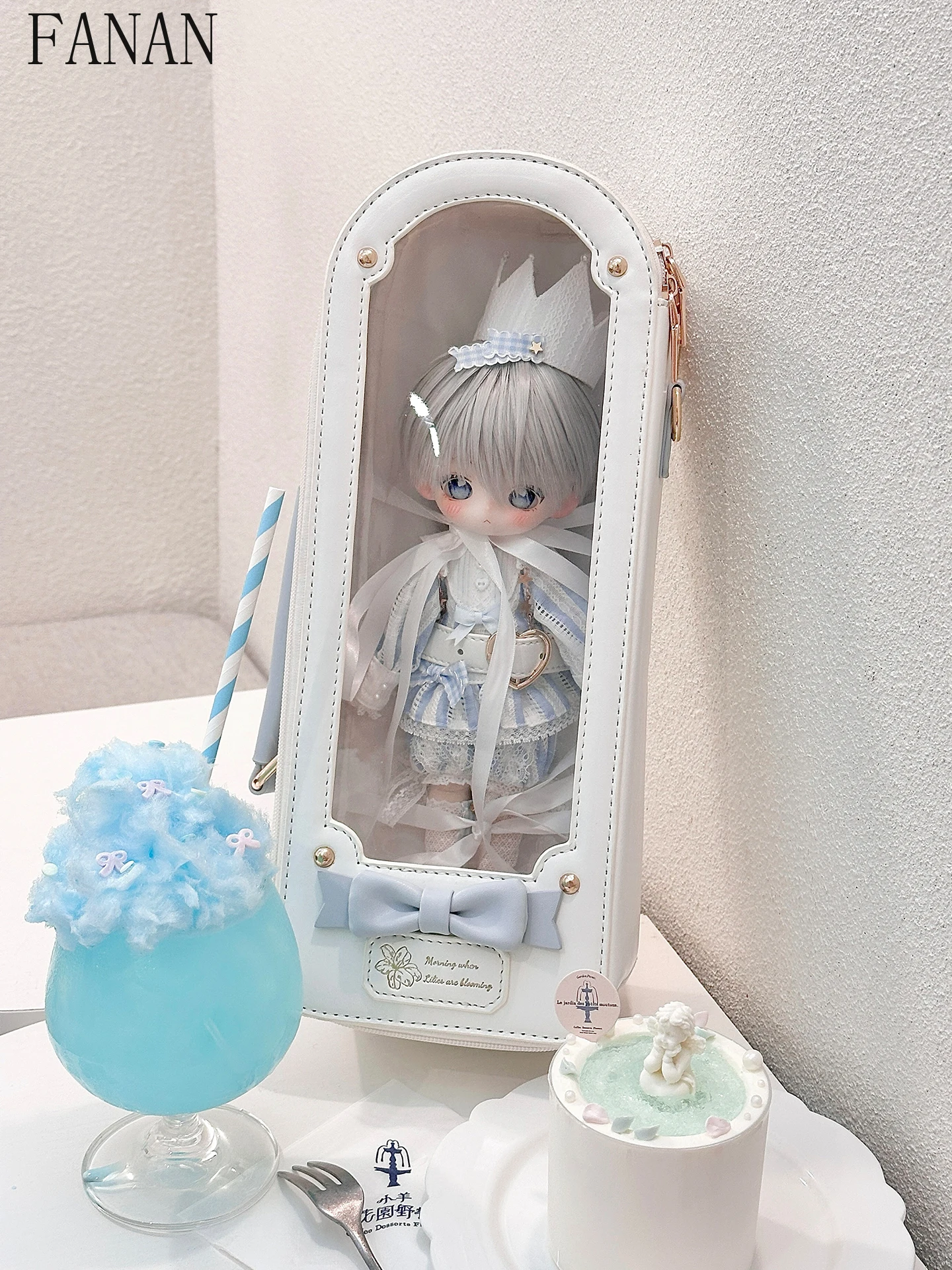 Sweet Anc Cute Doll Bag Fashion Crossbody Shoulder Bags for Girls 2025 New Casual Handbag Commuting Elegant Kawaii Handbags