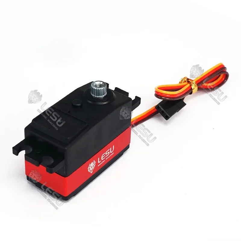 High Torque Steering Lock Difference Servo, Metal Gear Short Shell Short Body Digital 12kg Servo