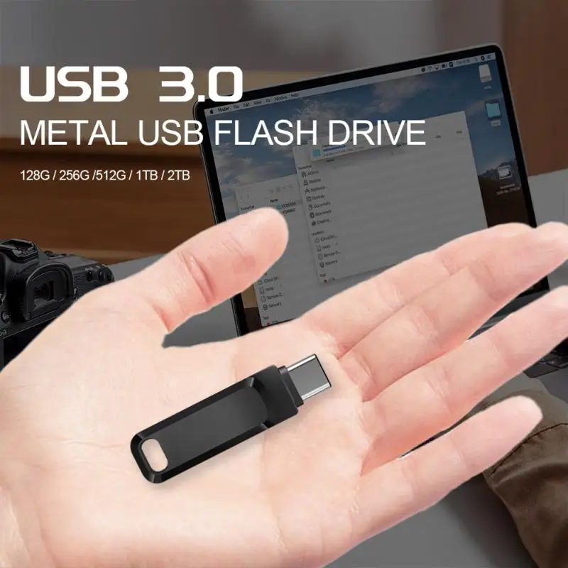 Xiaomi USB 3.0 Memory Stick USB 3. 0 2TB Type C To USB Flash Drive Pen Drive 128GB 256GB USB3.0 flash Disk Type-C Pendrive