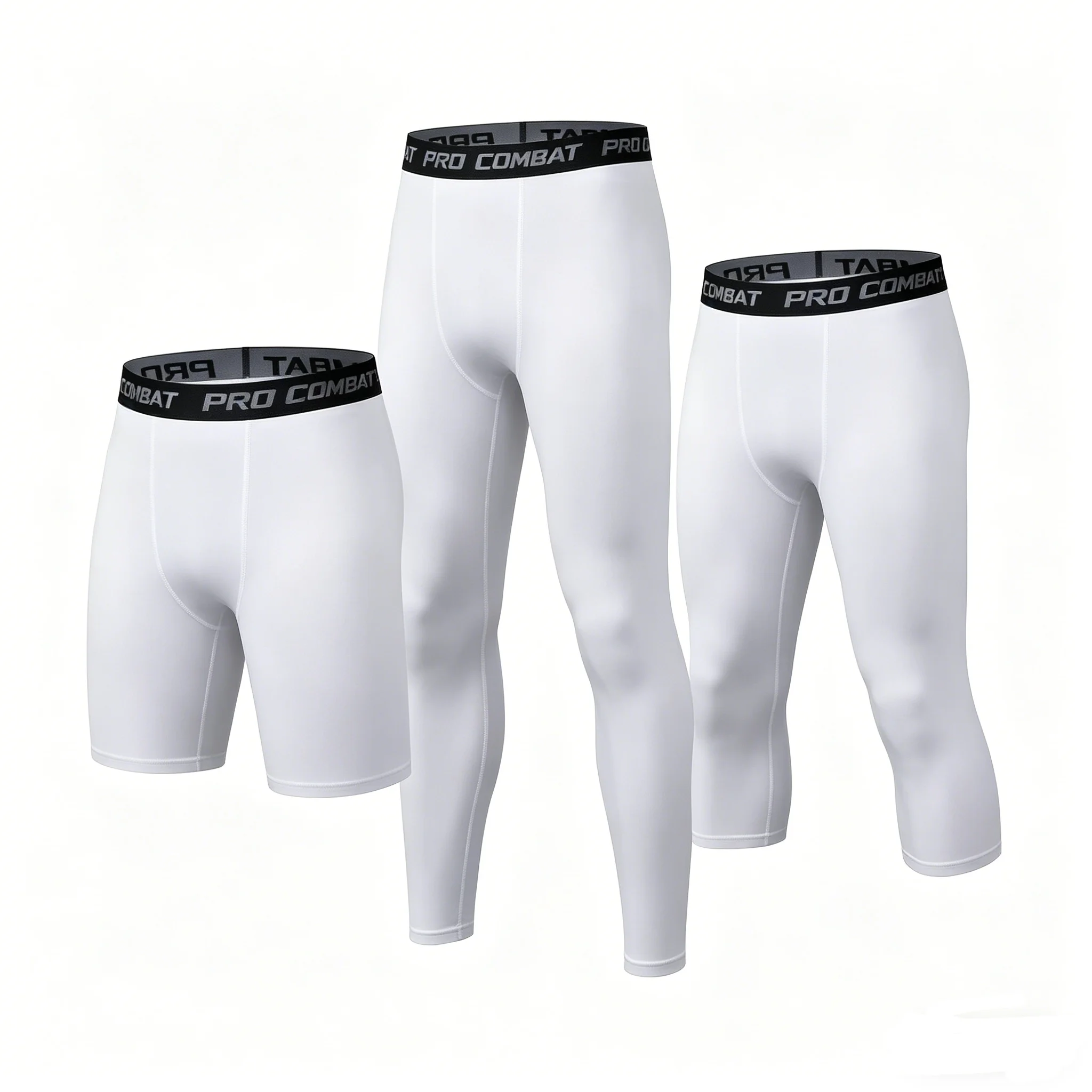 2025 Mens Compression Pants Tights Cool Dry Leggings Sports 