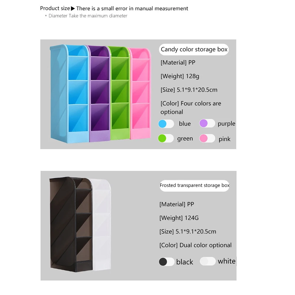 Multifunctionele Creatieve Schuine Insteekpenhouder Student Desktop Emmer Opbergdoos Organizer Kantoorpenhouder