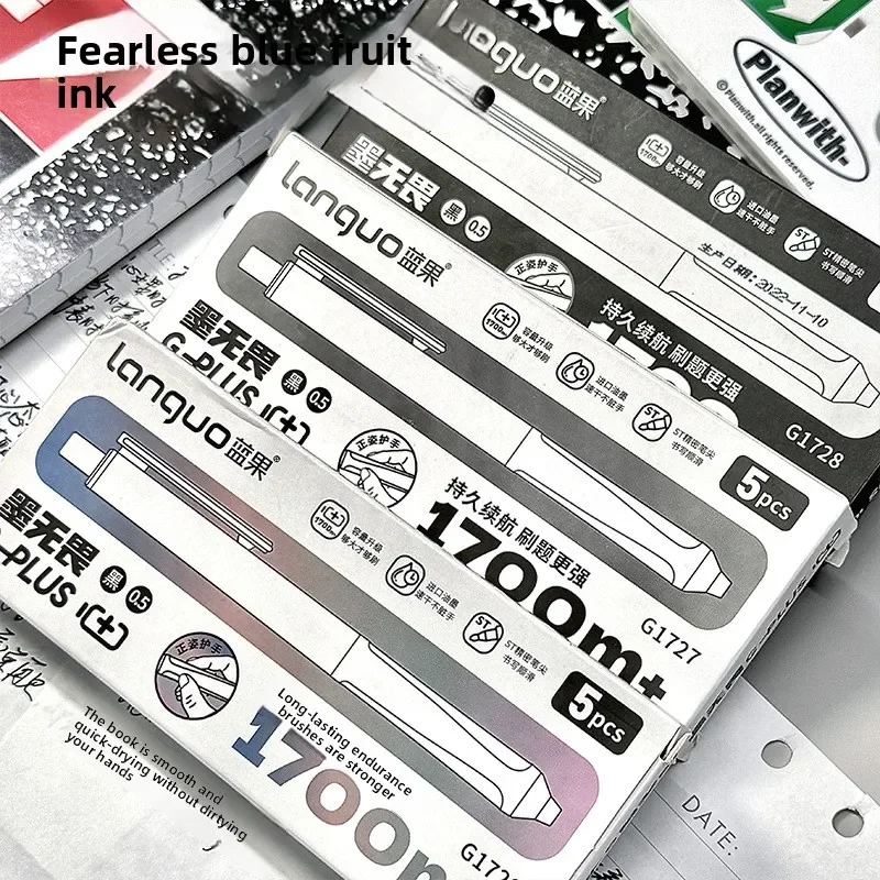 أقلام حبر جل للامتحان من تيودنت 0.5 مللي متر أقلام محايدة للكتابة باللون الأسود نوع الصحافة مجموعة أدوات مكتبية للدراسة عناصر رائجة البيع