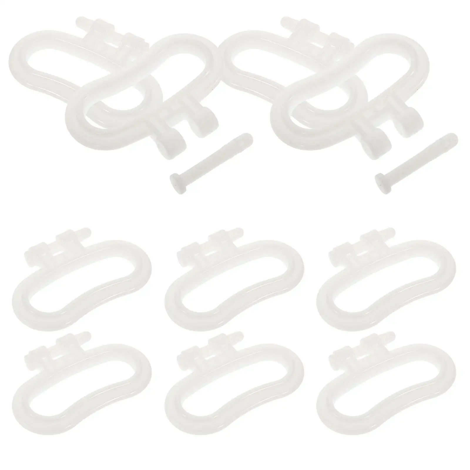 

10 Pcs Plastic Bucket Handle Botttled Beverage Grip for Replacement Compact Carrier Water Jug Bottled Handles Pail Grips