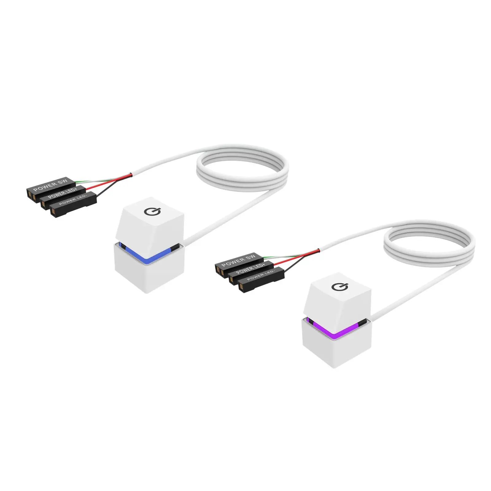 Desktop Mobile Switch with 2M Cables Motherboard Power on Off Switch Accessories