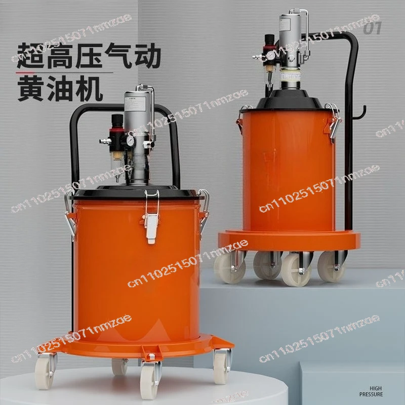Pneumatic High-Pressure Grease Gun Mini Grease Injector Grease Pump for Automotive Machinery Maintenance