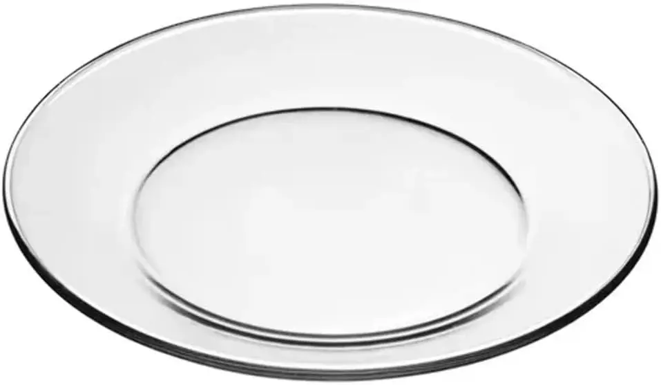 

Crisa Moderno Dinner Plate, 10-1/2-Inch, Box of 12, Clear