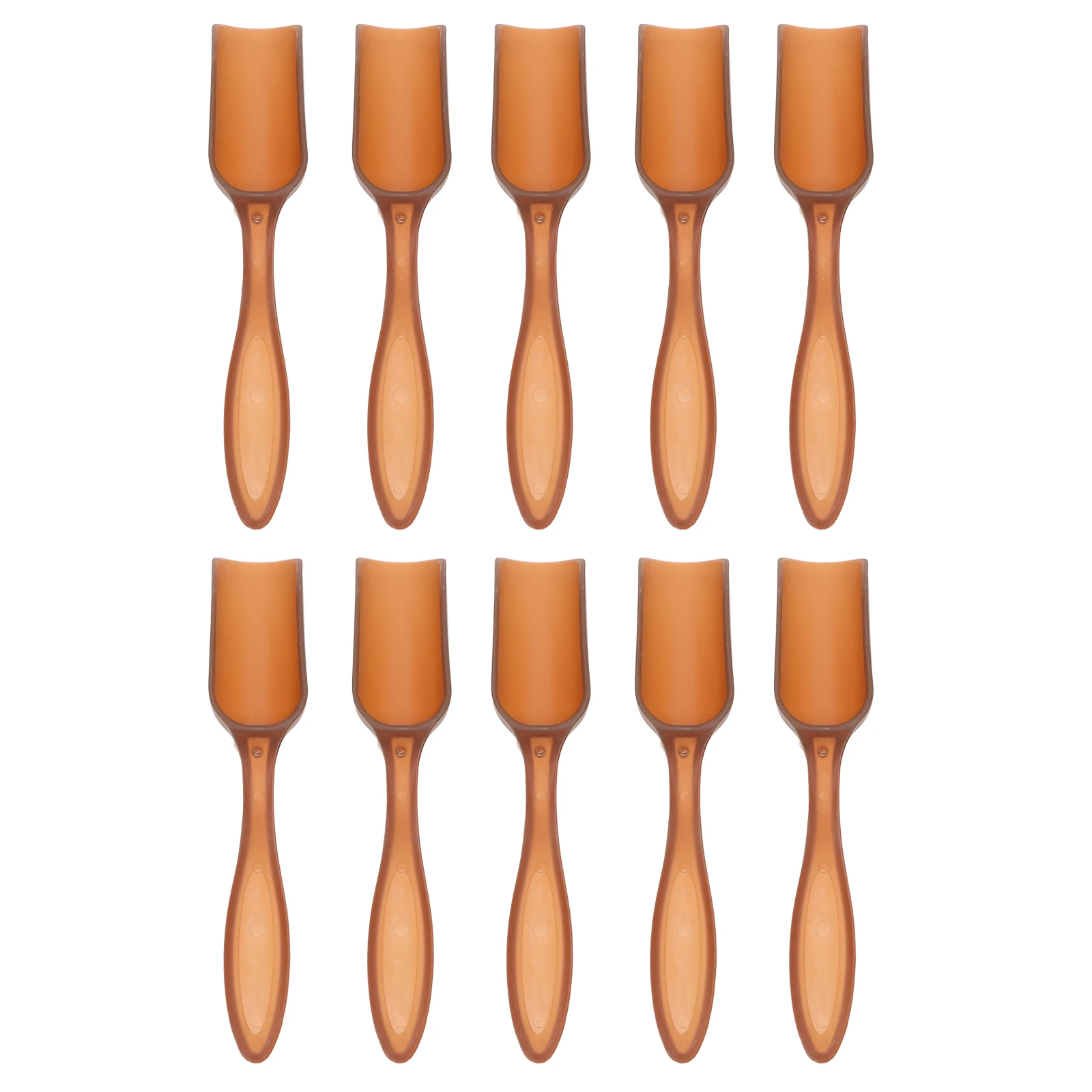 

10pcs Garden Plastic Hand Trowel Compact Lightweight Soil Scoop For Flower Pots Balcony Gardening Tools Mini Dig Shovel