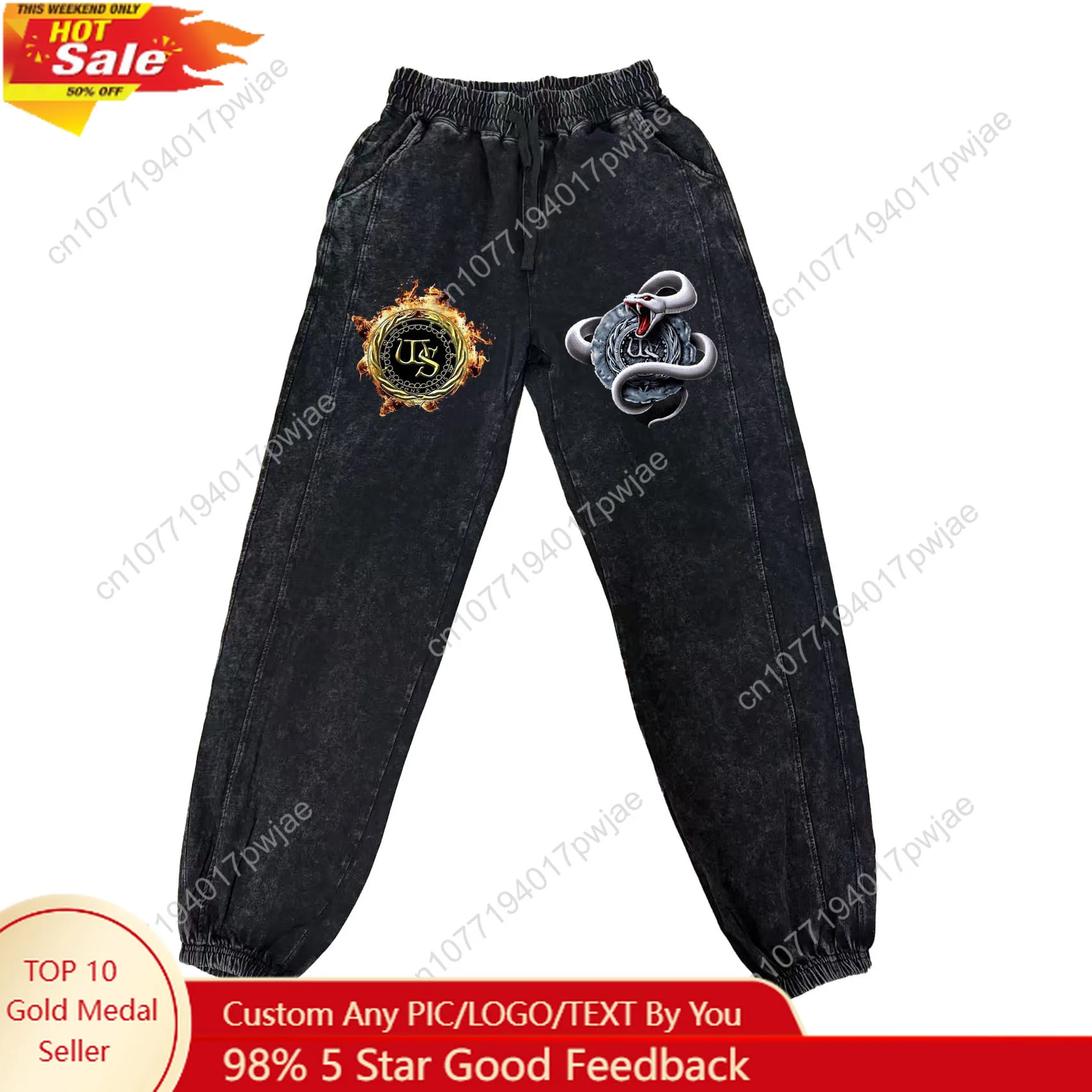 

Whitesnake Rock Band Pants Man Woman Teenager Retro Vintage Trousers Cotton Elastic Sweatpant Custom Made Pant With Pocket