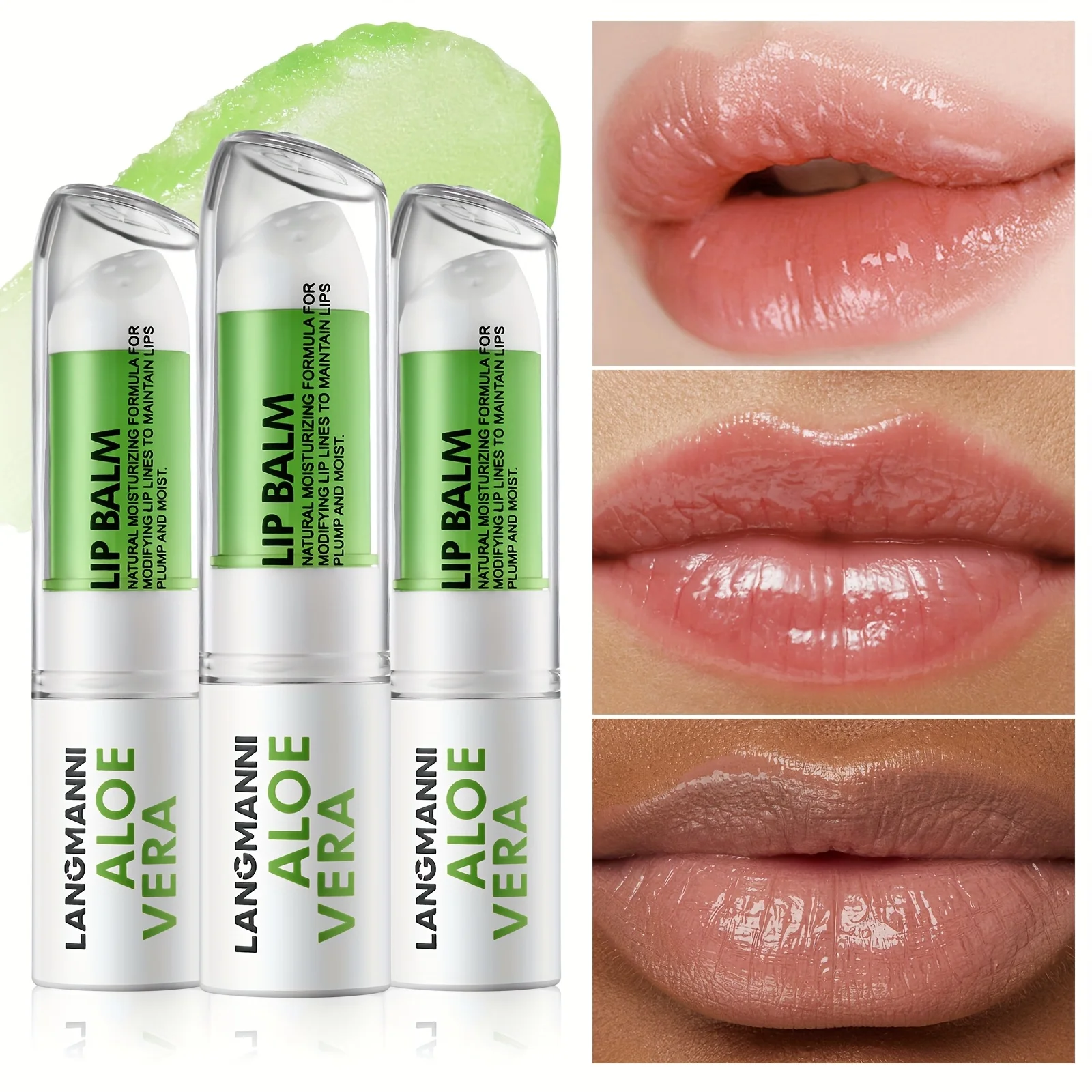 3-Piece Aloe Lip Ba… - image