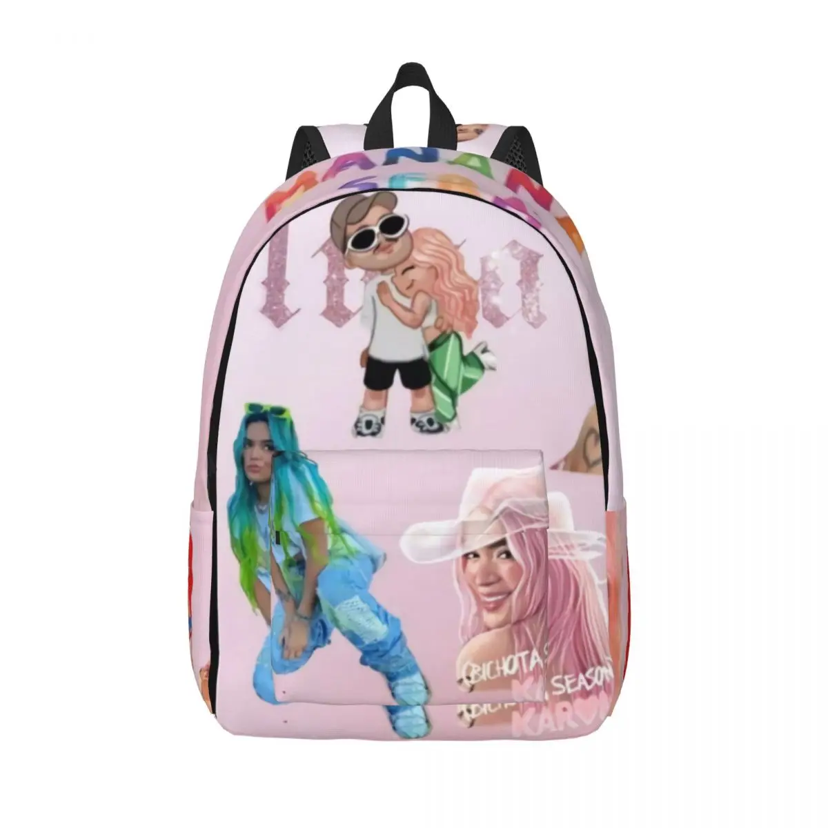 M-Manana-Sera-Bonito-Karol G For Girls Boys Large Capacity Student Backpack Lightweight waterproof Backpack 15.7in 17.7in