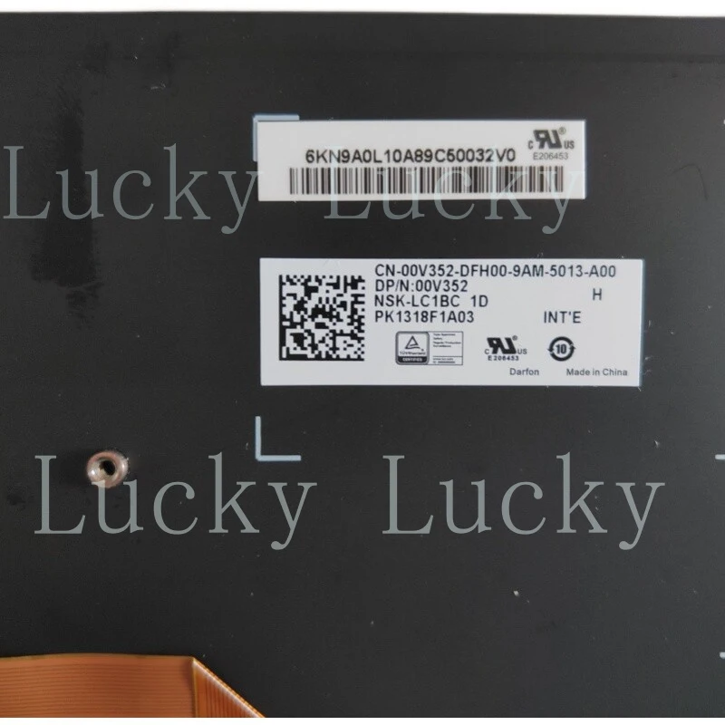 f 00V352 FOR DELL Alienware 17 R2 R3 Backlit Laptop Keyboard Assembly