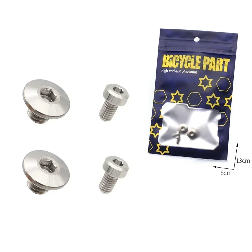 4pcs Bicycle Split Type Brake Lever Bleed Bolt For Shimano M7000 M8000 M9020 Bike Titanium Alloy Screw Nuts Bolts Cycling Parts