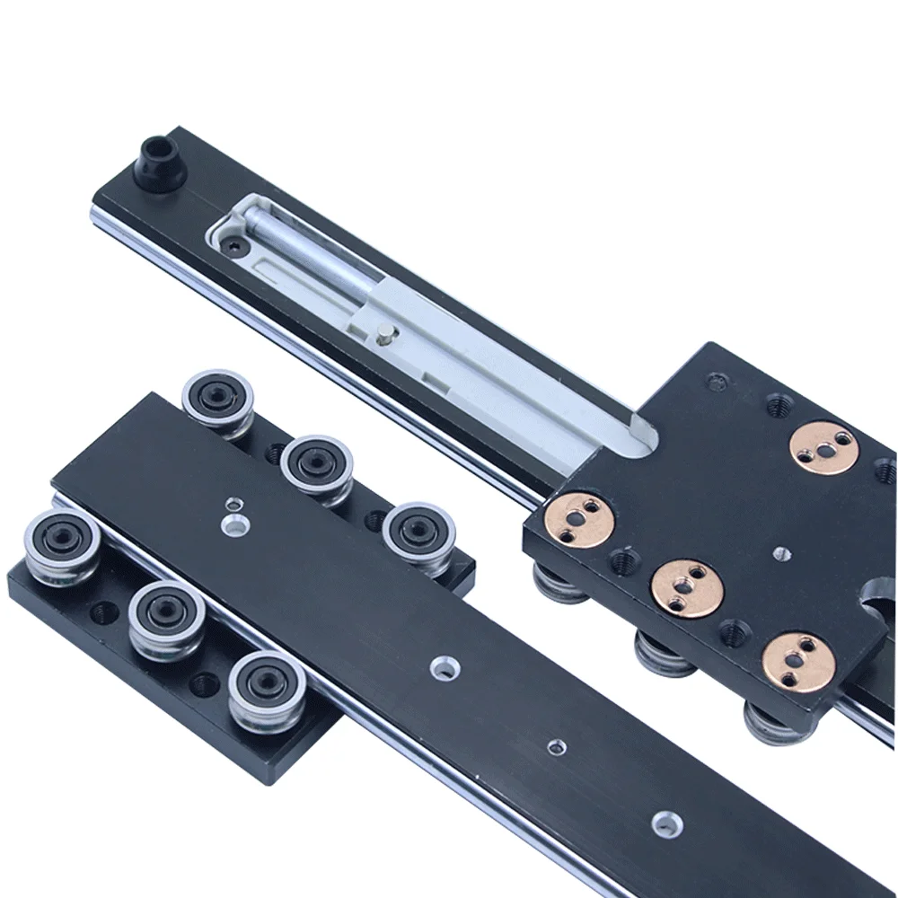 DB5021T Hot Sale Hidden Double-axle  Silent Concealed Drawer Slide Rail Soft Close for Jewelry Cabinet Display