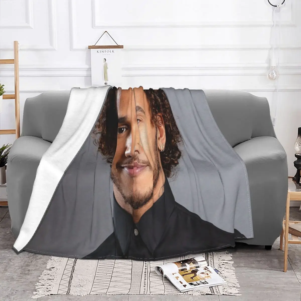 Lewis Hamilton Blanket Bed Sofa Cover Blanket Warm Lightweight Soft Flannel Animal Blanket Quilt Home Decoration