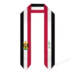 Custom Name Or Logo IRAQ Flag Graduation Stole Sash International Study Abroad Class of 2023 Shawl