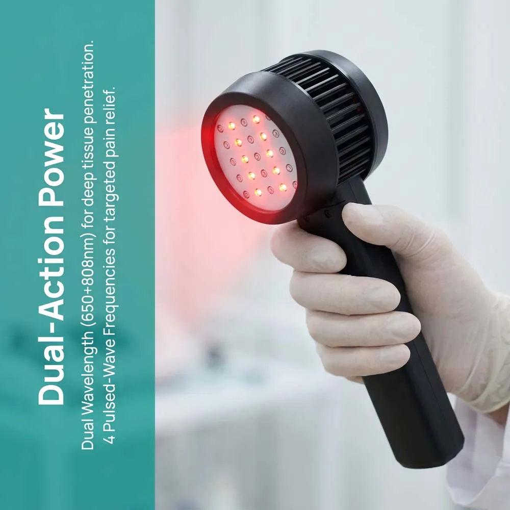 

Toponechoice LLLT Cold Laser Physiotherapy Machine Effective Relief for Neck Back Knee Discomfort Arthritis and Shin Splints