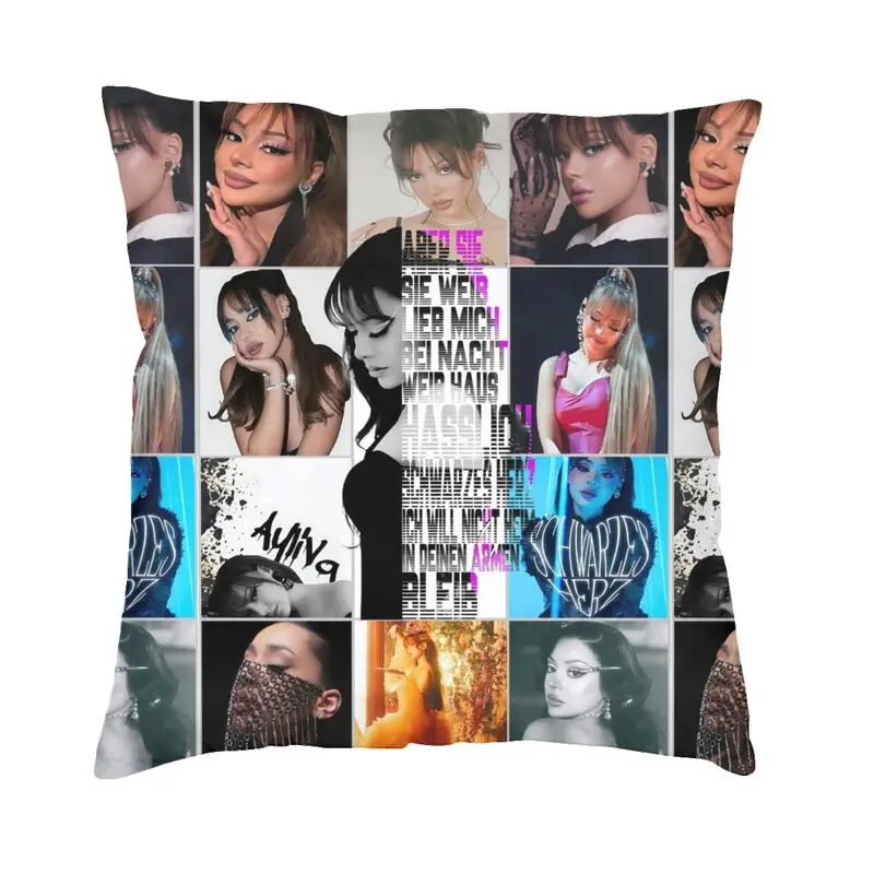 Custom Ayliva She Knows Square Pillowcover Decoration Music Singer Cushion Cover Throw Pillow for Sofa Double-sided Printing