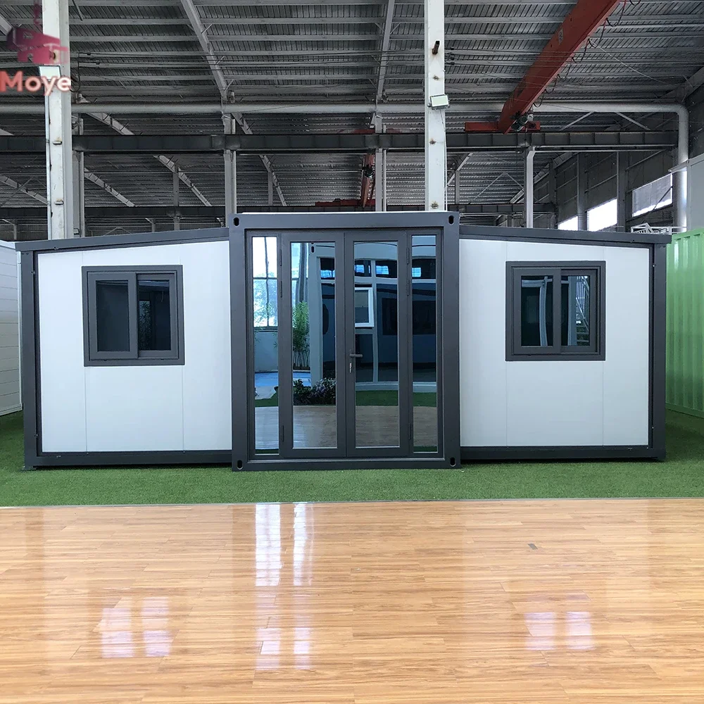 Waterproof Container House Mobile House Double-wing Folding House Sturdy Expandable Modern Prefab Modular Tiny Hot Sale