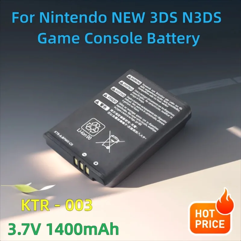 

3.7V 1400mAh KTR - 003 for Nintendo NEW 3DS N3DS Game Console Battery