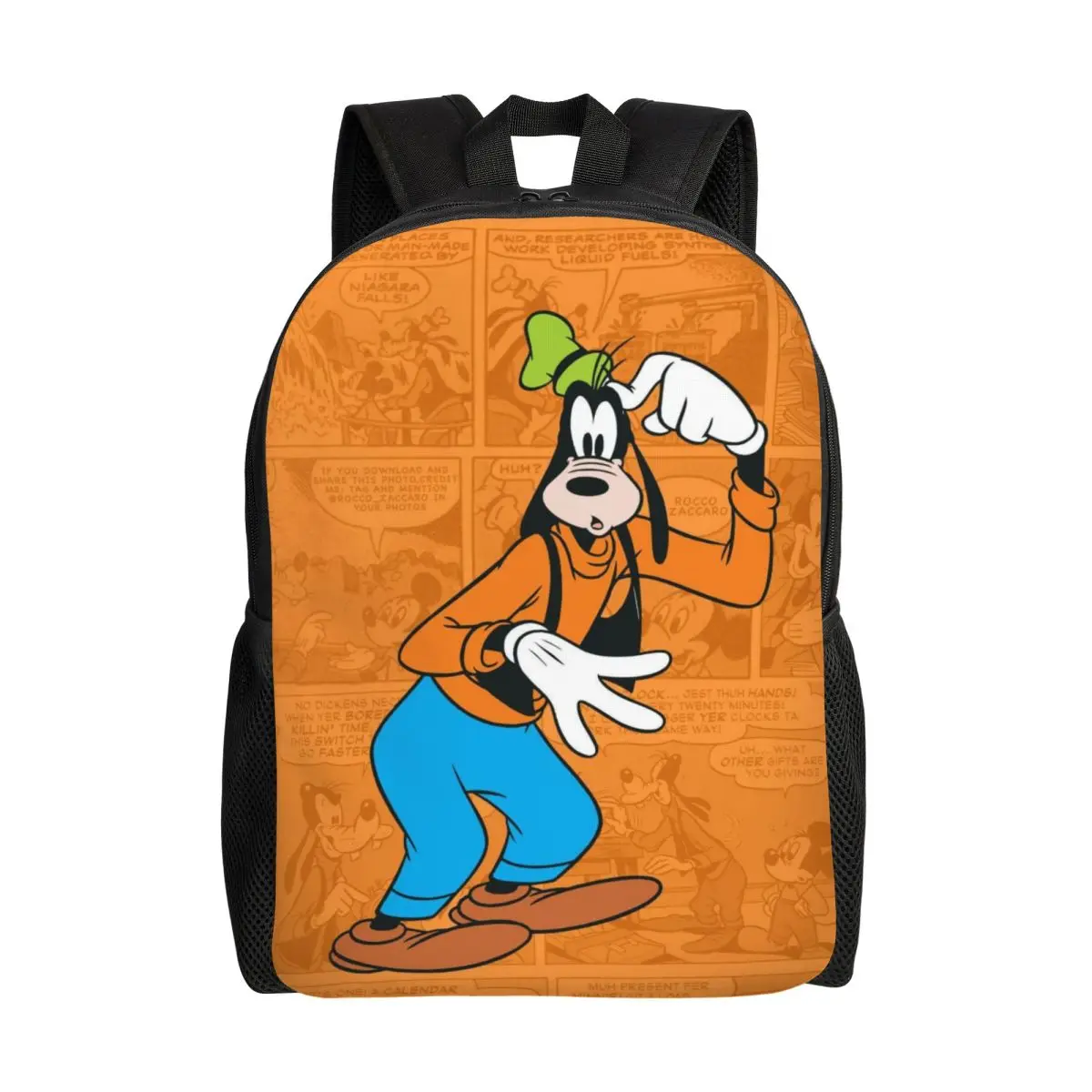 

Personalized G-Goofy Goof Backpack Men Women Fashion Bookbag for College School Anime Cartoon Bags