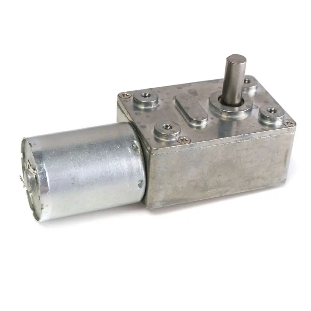 GW370 12V 6rpm Reversible Motor de engranaje helicoidal alto Torque Turbo DC Motor 35A