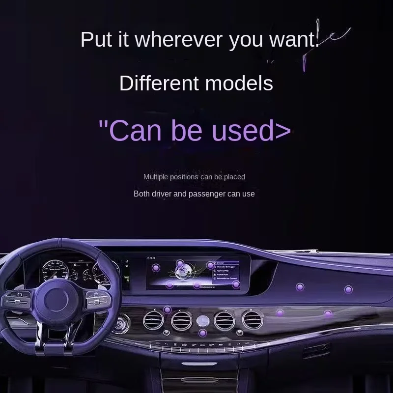 360 °   دوران فراغ مزدوج الوجهين المغناطيسي شفط كأس حامل هاتف السيارة لوحة سيارة خلية المحمول دعم حامل جوّال بلاستيكي قابل للطي