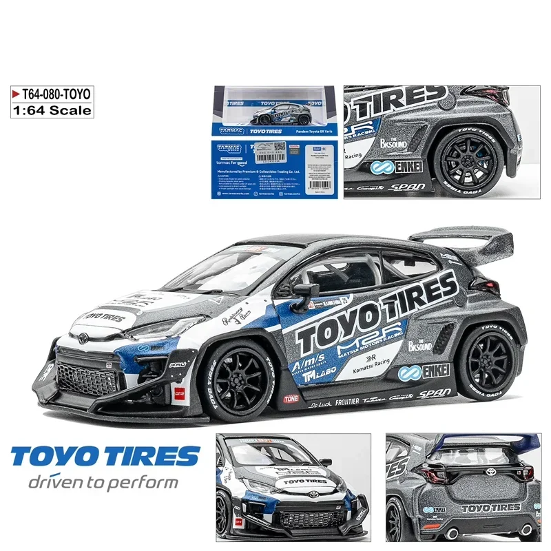 Tarmac Works 1/64 GR YARIS Hilux TOYO TIRES Alloy Toy Motor Vehicle Diecast Metal Model Gifts