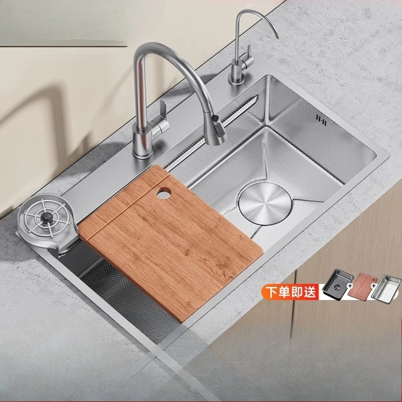 Stainless steel vegetable basin room sink under the counter basin