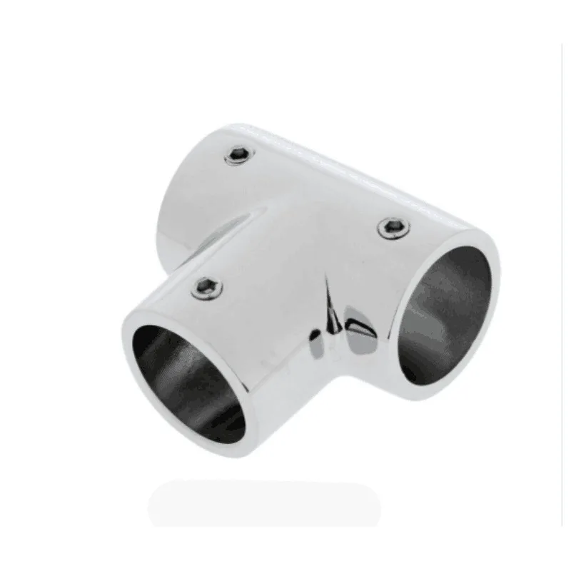 For 1 inch 90 ° 25mm stainless steel 316 mirror polished 3mm positive tee, marine yacht accessories