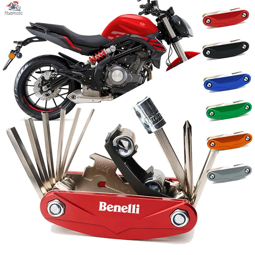 Logo For BENELLI TNT 125 TNT135 Jinpeng 502 TRK502 TRK 502X Multifunctional tool Accessories Repair Screwdriver Set Tool