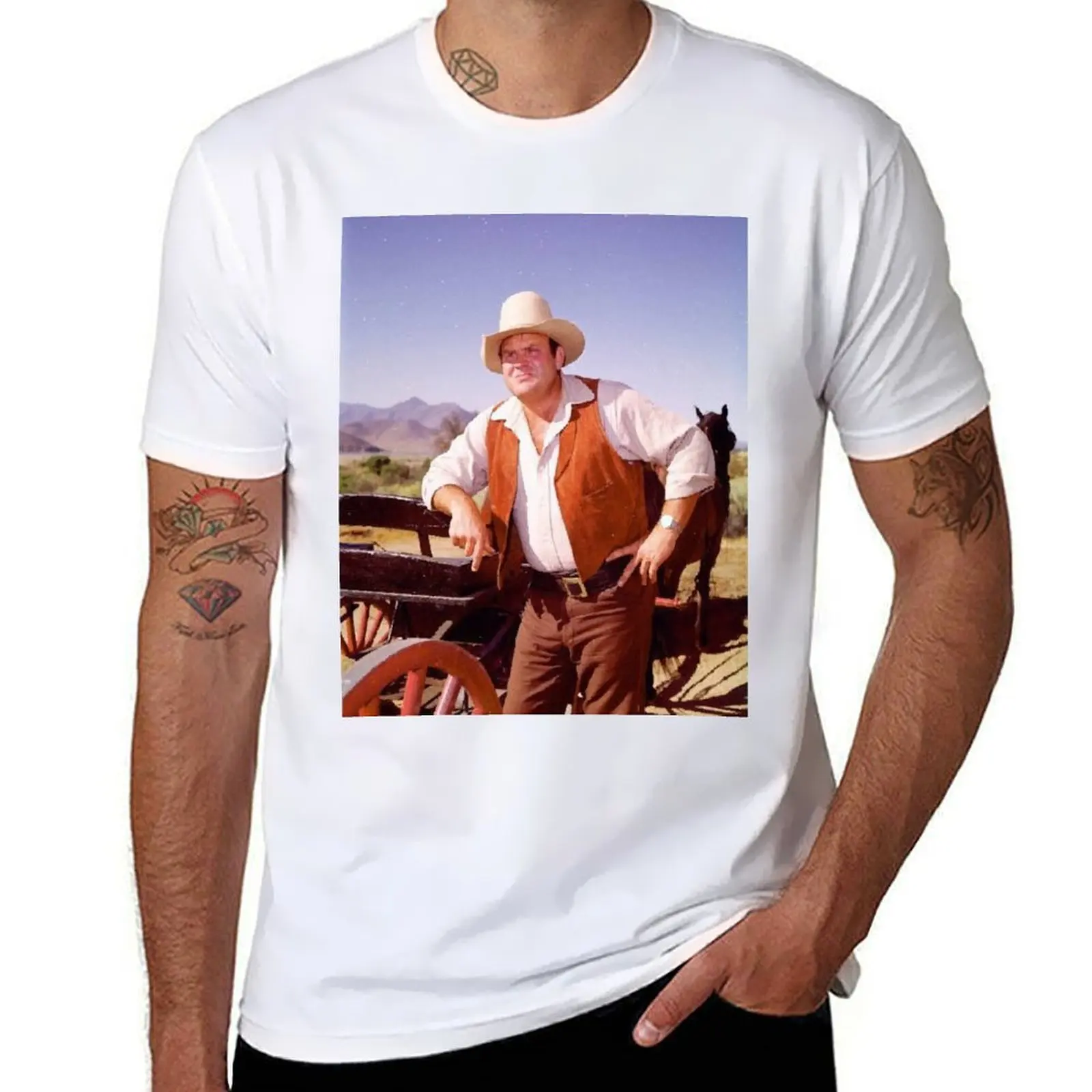 

hoss bonanza T-Shirt t shirts for man graphic funny t shirt man luxury t shirts with prints T-Shirt