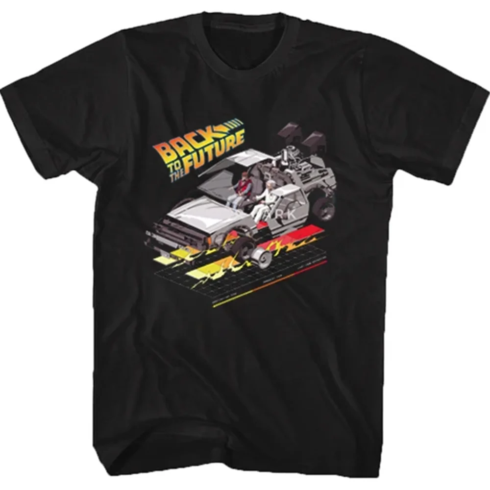 Back To The Future Vintage Car GRAPHIC T Shirt for Men Camiseta Summer Short Sleeve T Shirts Back To Future Tee Tops Streetwear