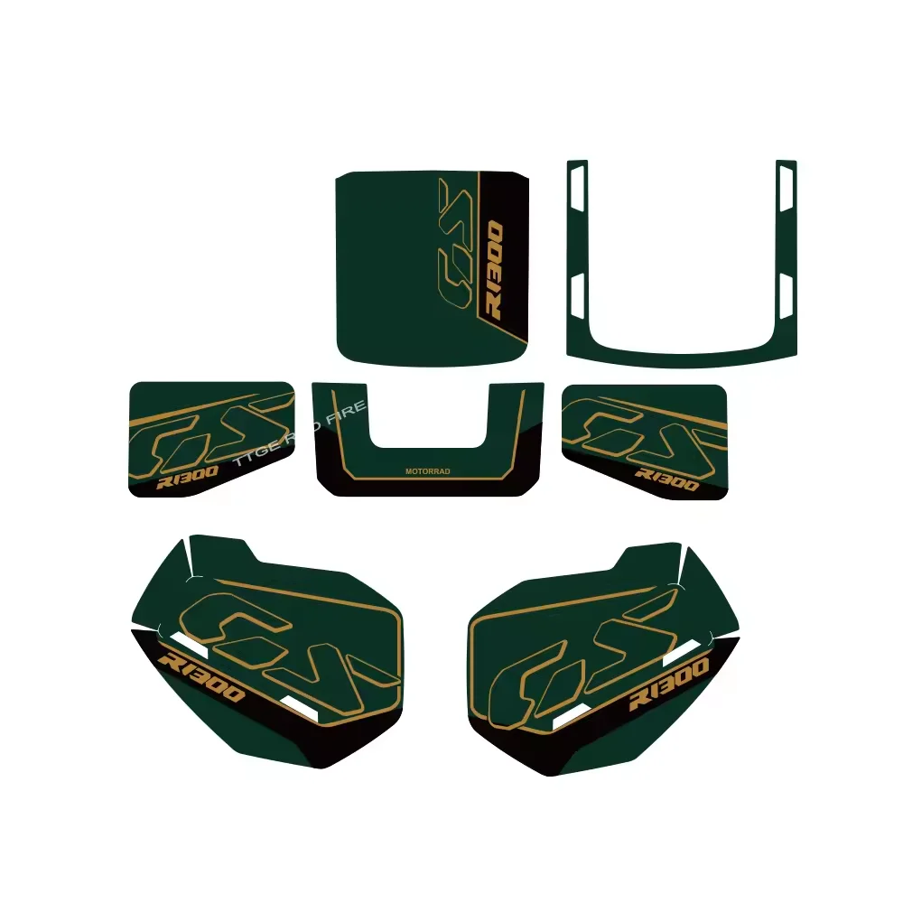 Motorfiets Accessoires Koffer Stickers Kofferbak Midden Side Stickers Voor R1300GS R1300GS r1300 gs 2023 2024 Decal Kit