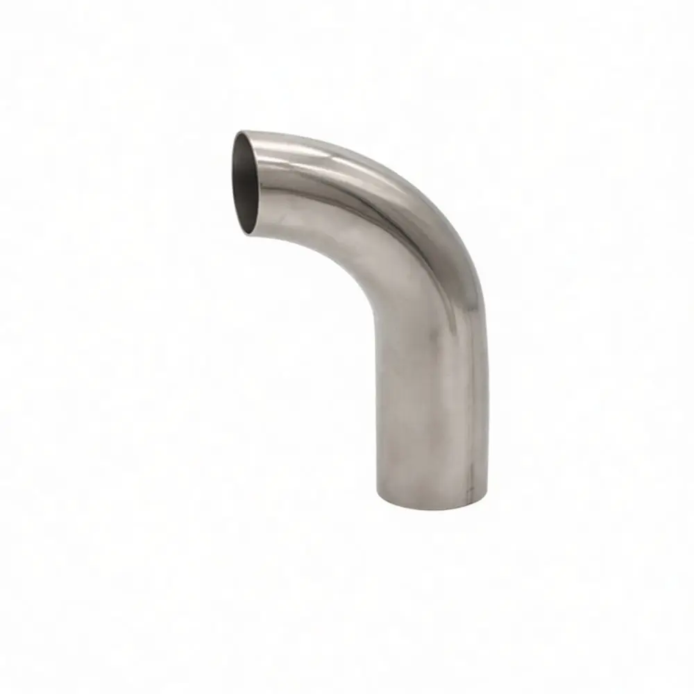 Heavy Duty Stainless Steel 90 Degree Handrail Elbow Fitting For Stairway Railing Support Durable Metal Pipe Connector