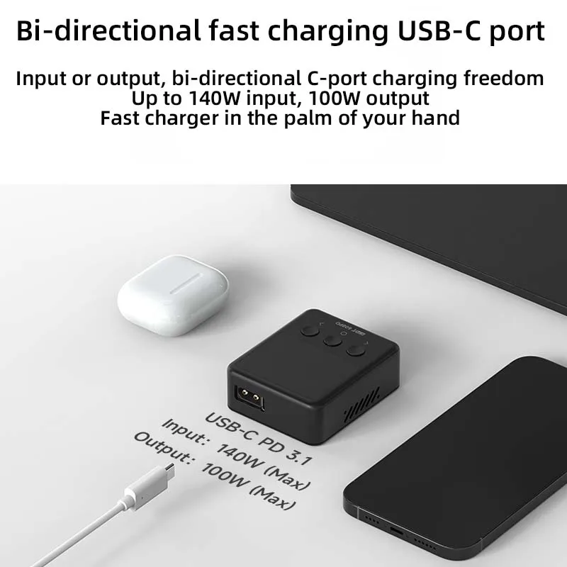 ISDT 608PD 1-6S smart balanced charger with dual-mode input, APP control and IPS screen