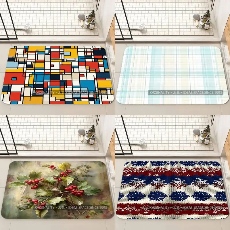

Красочный коврик с геометрическим рисунком, украшение для гостиной, домашний диван, нескользящий ковер, кабинет, спальня, татами, детский мягкий напольный коврик