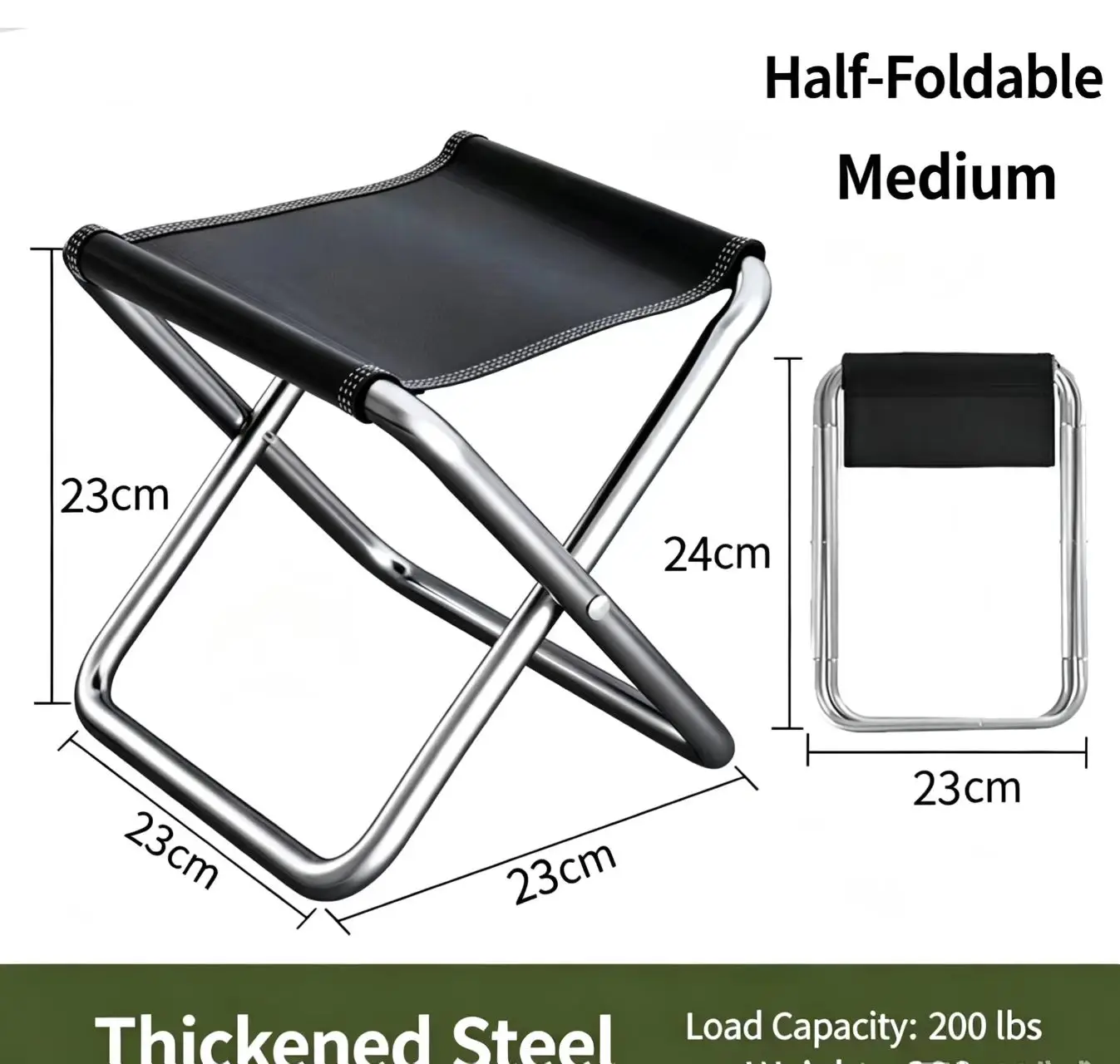 Folding stool, fishing chair, train seat, pony stool, camping chair, folding seat