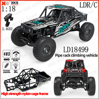 XKS LDRC LD18499 1:18 4x4 4WD RC Car Remote Control Climbing Toy Vehicle Model for Boys Gift Off-Road Capable Scale Toy Car